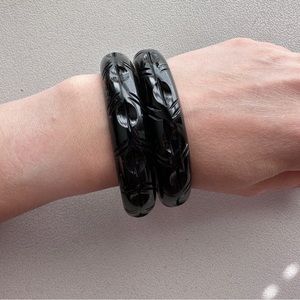 Splendette Black bangle set